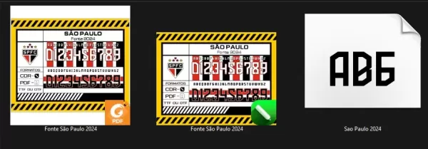 Fonte São Paulo Fc New Balance 2024 - 2025
