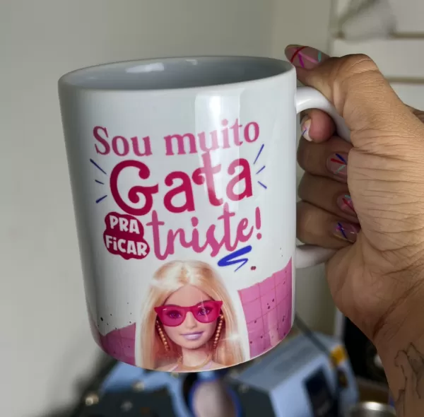 Kit 6 Artes Para Canecas Barbie Debochada 2023