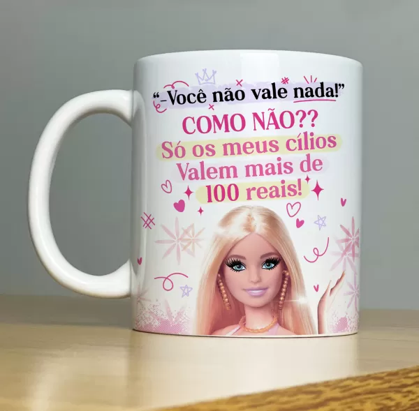 Kit 6 Artes Para Canecas Barbie Debochada 2023