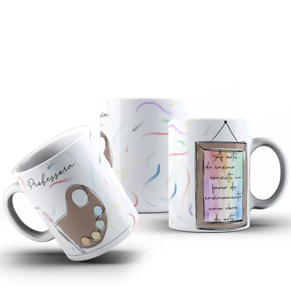 Kit 80 Artes Para Caneca Dia Dos Professores em  Linha PNG 2023