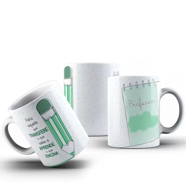 Kit 80 Artes Para Caneca Dia Dos Professores em  Linha PNG 2023