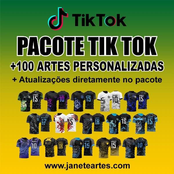 Mega Pacote - Pack +90 Artes em Vetor Camisa Para InterClasse Tik Tok 2023