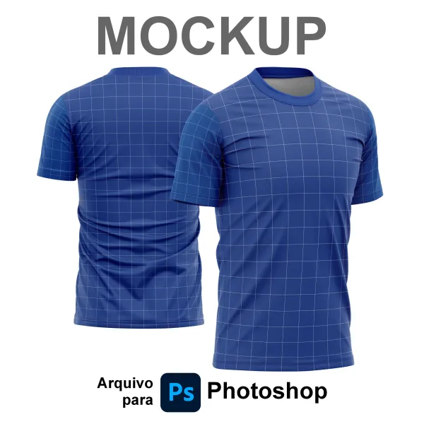 Mockup Camisa masculina tradicional - TIF - PS para Photoshop