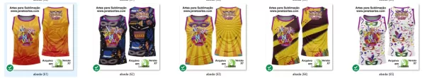 Pack 65 Artes Abadás Editáveis em Corel Carnaval 2024