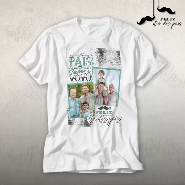 Pacote Arte Estampa Camisa Dia dos Pais 2024 - 2025