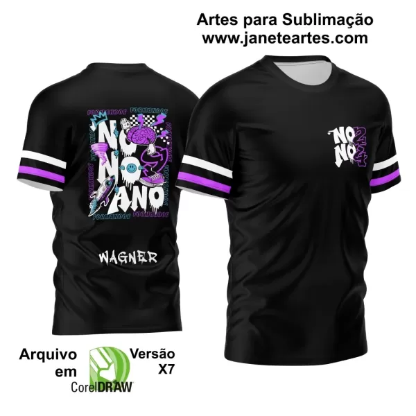 Vetor Camisa Formandos Nono Ano Mod-12