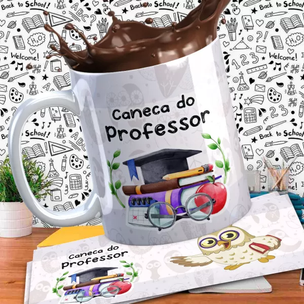 kit 10 Artes Pack Avulso Artes CANECAS Professores 2023 Vol 6 Cdr Editável